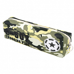 Пенал мягкий ПИФАГОР, 1 отделение, ПВХ, ассорти "Camouflage", 20х7х4 см, 273828