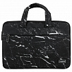 Сумка портфель HEIKKI STYLE (ХЕЙКИ) с отделением для ноутбука 13-14", 3 кармана, черная, 26х36х3 см, 272606