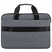 Сумка портфель HEIKKI ULTRA (ХЕЙКИ) с отд. для ноутбука 15,6", Dusky, темно-серая, 28х39х3 см, 272608
