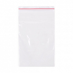 Пакеты ZIP LOCK "зиплок" ОЧЕНЬ ПРОЧНЫЕ, комплект 100 шт., 100х150 мм, ПВД 80 мкм, BRAUBERG EXTRA, 608176