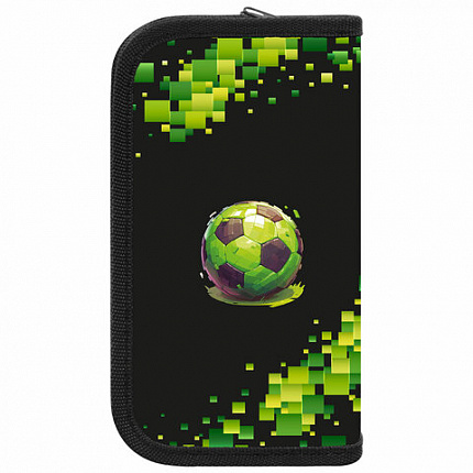 Пенал ПИФАГОР, 2 отделения, ламинированный картон, 19х11 см, "Offline", 273484