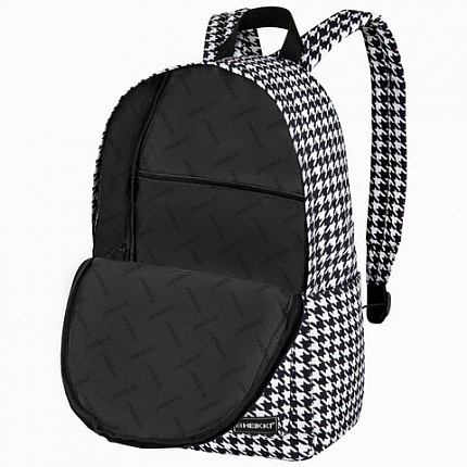 Рюкзак HEIKKI POSITIVE (ХЕЙКИ) универсальный, карман-антивор, "Houndstooth", 42х28х14 см, 273857