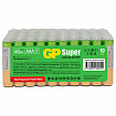 Батарейки КОМПЛЕКТ 60 шт., GP Super G-Tech, AAA (LR03, 24А), алкалиновые, мизинчиковые, 24A-2CRVS60