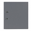 Папка-регистратор BRAUBERG с покрытием из ПВХ, 80 мм, с уголком, серая (удвоенный срок службы), 227190