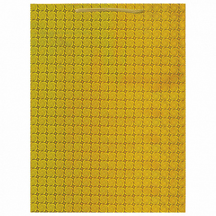 Пакет подарочный (1 штука) 33x13x45 см, ЗОЛОТАЯ СКАЗКА голография, ассорти 3 цвета, 606610