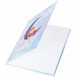 Дневник 1-4 класс 48 л., твердый, ЮНЛАНДИЯ, блестки, с подсказом, "Фея", 106608