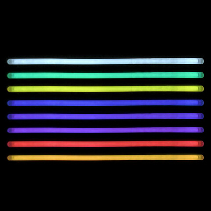 Светящиеся (неоновые) палочки, 50 штук + 2 в ПОДАРОК! в тубе, ассорти, ЗОЛОТАЯ СКАЗКА, 662597