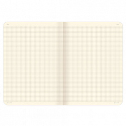 Тетрадь 60 л. в клетку обложка гладкий кожзам, сшивка, А4 (210х297мм), ЧЕРНЫЙ, BRAUBERG VIVA, 403907