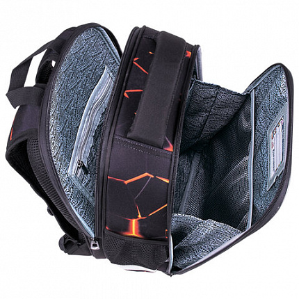 Ранец BRAUBERG FIT, 2 отделения, "Лава", 38х27х14 см, 270617