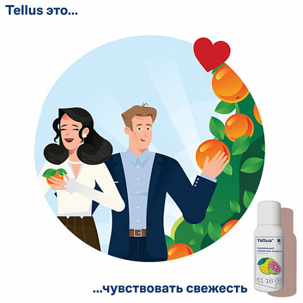 Сменный баллон 100 мл Tellus/TORK (Система АF1) СТАНДАРТ, цитрусовый аромат, 611600