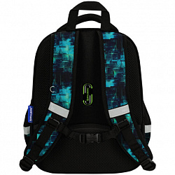 Ранец BRAUBERG FIT, 2 отделения, "Neon gamepad", 3D-панель, 38х27х14 см, 274385