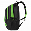 Рюкзак BRAUBERG HIGH SCHOOL универсальный, 3 отделения, "Лайм", черный/салатовый, 46х31х18 см, 225524