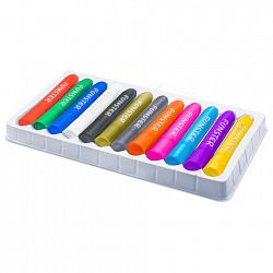 Аквагрим для лица и тела, 12 цветов (10 классических + золото + серебро), 10 трафаретов, FUNSTER (ФАНСТЕР), 192572