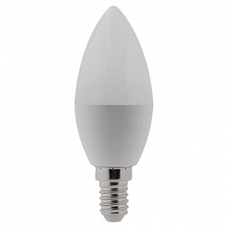 Лампа светодиодная ЭРА RED LINE, 8 (55) Вт, цоколь Е14, свеча, теплый белый свет, 25000 ч., LED B35-8W-2700-E14, Б0050694