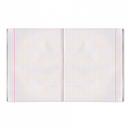 Тетрадь бумвинил, А5, 96 л., скоба, офсет №2 ЭКОНОМ, клетка, с полями, STAFF, ЗЕЛЕНЫЙ, 403416