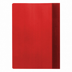 Скоросшиватель пластиковый STAFF, А4, 100/120 мкм, красный, 225729