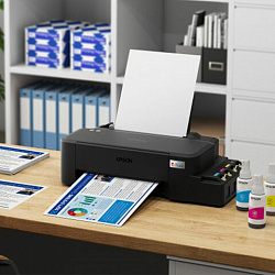 Принтер струйный EPSON L121, А4, 9 стр./мин (ч/б), 4,8 стр./мин (цв.), 720x720, СНПЧ, C11CD76414
