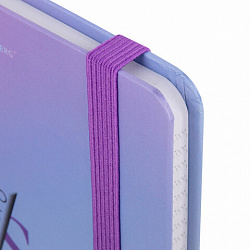 Блокнот с резинкой в клетку 96 л., А5 145х203 мм, твердая обложка, BRAUBERG, "Style", 116320