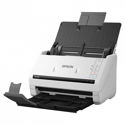 Сканер потоковый EPSON WorkForce DS-530II А4, 35 стр./мин, 1200x1200, ДАПД, B11B261401