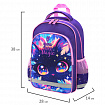 Рюкзак ПИФАГОР SCHOOL, 1 отделение, 3 кармана, "Magic kitty", 38x28х14 см, 273166