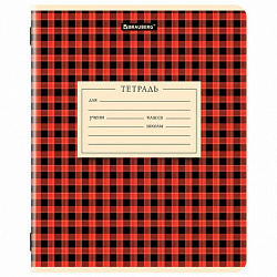 Тетрадь 24 л. BRAUBERG клетка, обложка картон, CLASSIC TEXTURE, 107306
