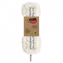 Швабра КОМПЛЕКТ черенок 85-145 см + флаундер + насадка МОП (608415) ТИП К, YORK "Natural", 81670
