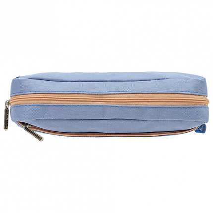 Пенал мягкий BRAUBERG, 2 отделения, ассорти 5 цветов, "Pastel", 21х9,5х5 см, дисплей, 271579