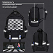 Рюкзак BRAUBERG SNAP, 2 отделения, 3 кармана, "Stylish checks", 39х28х16 см, 273130
