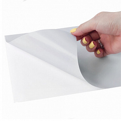 Этикетка самоклеящаяся 210х297 мм, 1 этикетка, полиэстер, серебро, 25 листов, TANEX, сырье Финляндия, 114544, TW-2000