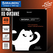 Тетрадь предметная МЕМЫ 48 л., TWIN-лак, ФИЗИКА, клетка, подсказки, BRAUBERG, 405106