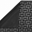 Коврик придверный 60х90 см, СЕРЫЙ, грязезащитный, 430 г/м2, фактурный рисунок АЛМАЗ, ЛЮБАША, 701055