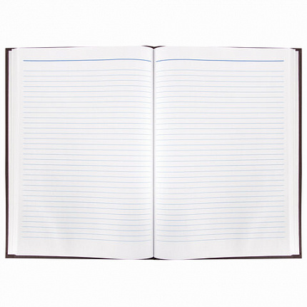 Книга учета 96 л., линия, твердая, бумвинил, блок офсет, А4 (200х290 мм), ОФИСМАГ, 130178