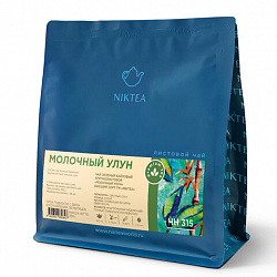 Чай листовой NIKTEA "Молочный Улун" зеленый, провинция Фуцзянь, крупнолистовой, 250 г, TNIKTE-L00003