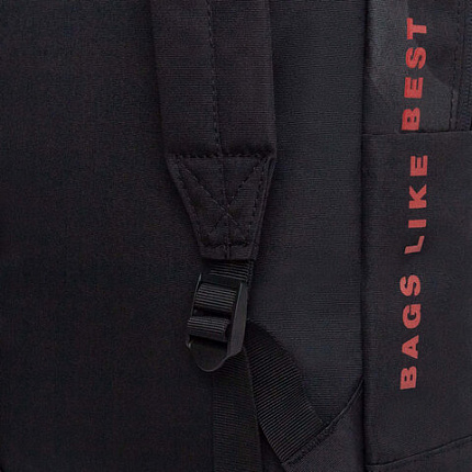 Рюкзак GRIZZLY, карман-антивор, "TOTAL BLACK", 42х28х12 см, RQL-513-2/3