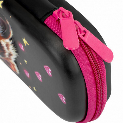 Пенал ЮНЛАНДИЯ, 1 отделение, 1 откидная планка, карман, EVA покрытие soft-touch, 22х10х5 см, "Tiger cub", 273185