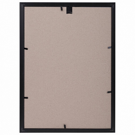 Рамка 21*30 см со стеклом, багет 14 мм пластик, BRAUBERG HIT2, матовое серебро, 391318