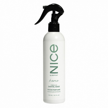 Освежитель воздуха, парфюм для дома и офиса 300 мл, NICE by SEPTIVIT "Santal Sage", 378