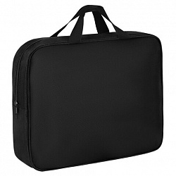 Папка на молнии с ручками А4, мешок для обуви 42х33 см, пенал 20х10 см, черный, НАБОР BRAUBERG, 273288