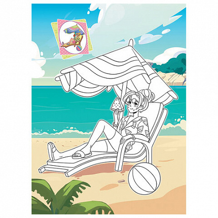 Раскраска с заданиями "Для мальчиков и девочек" с цветным фоном, А4, 16 стр., 21х29 см, АССОРТИ, ЛиС