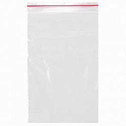 Пакеты с замком ZIP LOCK "зиплок", комплект 100 шт., 150х200 мм, ПВД, толщина 40 микрон, BRAUBERG, 606213