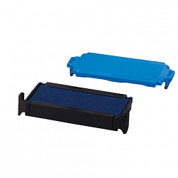 Датер-мини, месяц ЦИФРАМИ, ДЛЯ БАНКА, оттиск 22х4 мм, синий, TRODAT 4820 P2, корпус черный, подушка, 82498