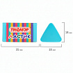 Ластик трехгранный ПИФАГОР "ЭНИКИ-БЕНИКИ", 35х18х18 мм, картонный держатель, цвета ассорти, 272668