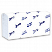 Полотенца бумажные 190 шт., PROtissue (H2) PREMIUM, 2-слойные, белые, КОМПЛЕКТ 21 пачка, 24х21,5 см, Z-сложение, С443