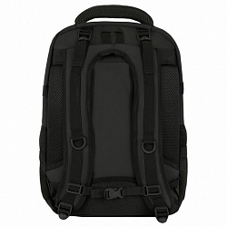 Рюкзак HEIKKI DESERTED (ХЕЙКИ) универсальный, 3 отделения, эргономичный, багажная лента, черный, 47х33х17 см, 273878