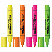Текстовыделители CENTROPEN НАБОР 4 ЦВЕТА, с клипом, линия 1-4,6 мм, 488520403