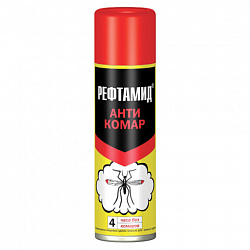 Средство аэрозольное репеллентное от комаров 145 мл, РЕФТАМИД, СИБИАР, 5-03.07.020.01