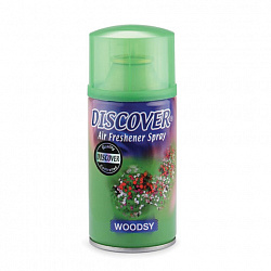 Сменный баллон 320 мл, DISCOVER "Woodsy", свежий лесной, для диспенсеров DISCOVER, 61167