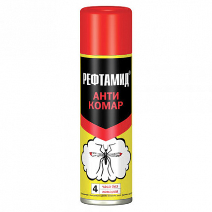 Средство аэрозольное репеллентное от комаров 145 мл, РЕФТАМИД, СИБИАР, 5-03.07.020.01