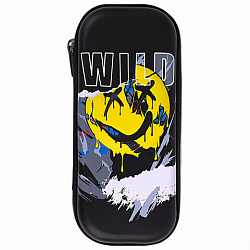 Пенал BRAUBERG, 1 отделение, 1 откидная планка, EVA, 22х10х5 см, "Wild face", 272337