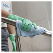 Перчатки латексные КЩС, сверхпрочные, плотные, хлопковое напыление, размер 7,5-8, M (средний), зеленые, HQ Profiline, 73583